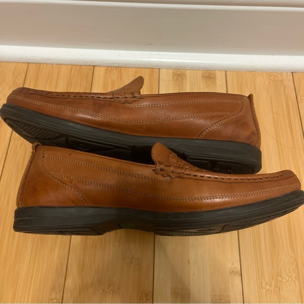 Arnold Palmer Ashton Men's Brown Leather Loafers size 10 M Brazil made - Picture 5 of 10